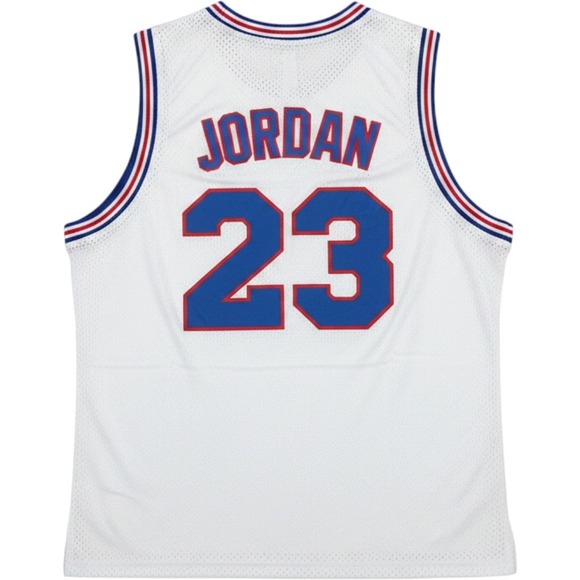 Space Jam Other - Space Jam Tune Squad Michael Jordan 23 Basketball Jersey White XXL Mesh Movie